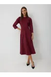 Платье Kaloris 2245 бордо