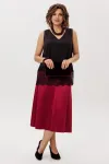 Юбка Anelli 1510 гранатовая патока»