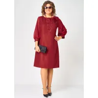 Платье Eva Grant 7310D красный