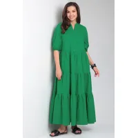 Платье Andina City 8029-3 зелёный