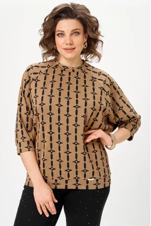 Кофта Michel Chic 782-1 карамельный арабеск
