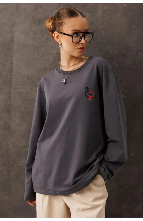 Кофта Go F1101vm/30-03 графит