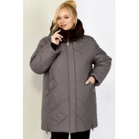 Куртка Shetti 2205 серо-лиловый