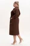Платье Algranda 4122 Шоколад Платье Algranda 4122 Шоколад