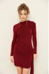 Платье Pur Pur 11-433/1 Бордовый Платье Pur Pur 11-433/1 Бордовый