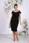 Платье Ninele 6103 Черный Платье Ninele 6103 Черный