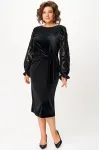 Платье Svetlana Style 2142 черный бархат
