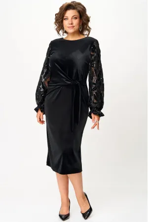 Платье Svetlana Style 2142 черный бархат