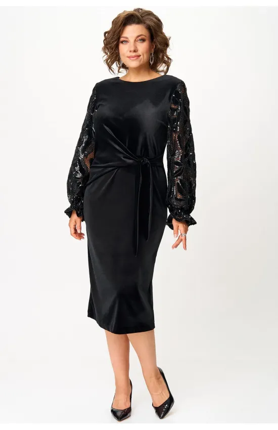Платье Svetlana Style 2142 черный бархат