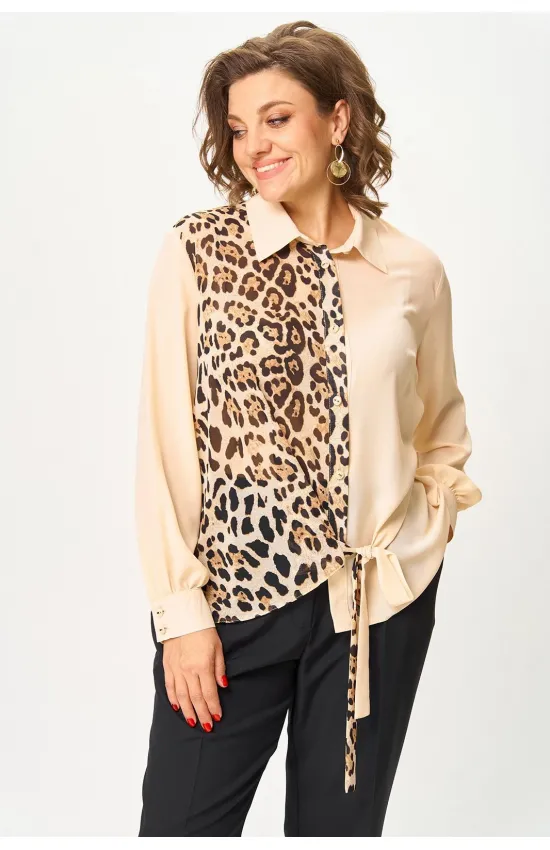 Блузка Anastasia Mak 1278 персиковый