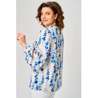 Блузка Svetlana Style 2304 голубой принт