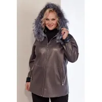 Пальто Shetti 2158 баклажан