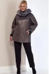 Пальто Shetti 2158 баклажан