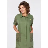 Платье Mira Fashion 5558 хаки