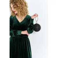 Платье Euromoda 492 зелёный