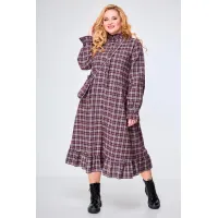 Платье Anelli 977 бордо Платье Anelli 977 бордо