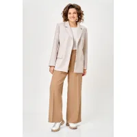 Пиджак Swallow 910 Бежевый «Серая елочка»