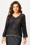 Кофта Fita 20721 Ираида черно-золотистый