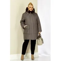 Куртка Shetti 2208 серо-лиловый