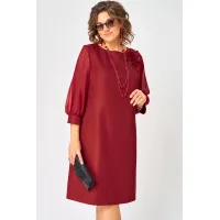 Платье Eva Grant 7310D красный