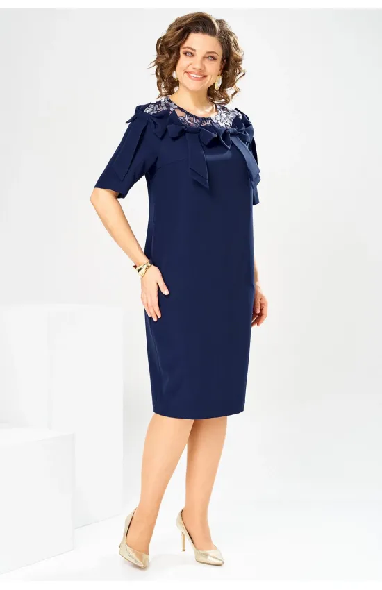 Платье Romanovich 1-2899 сине-белый