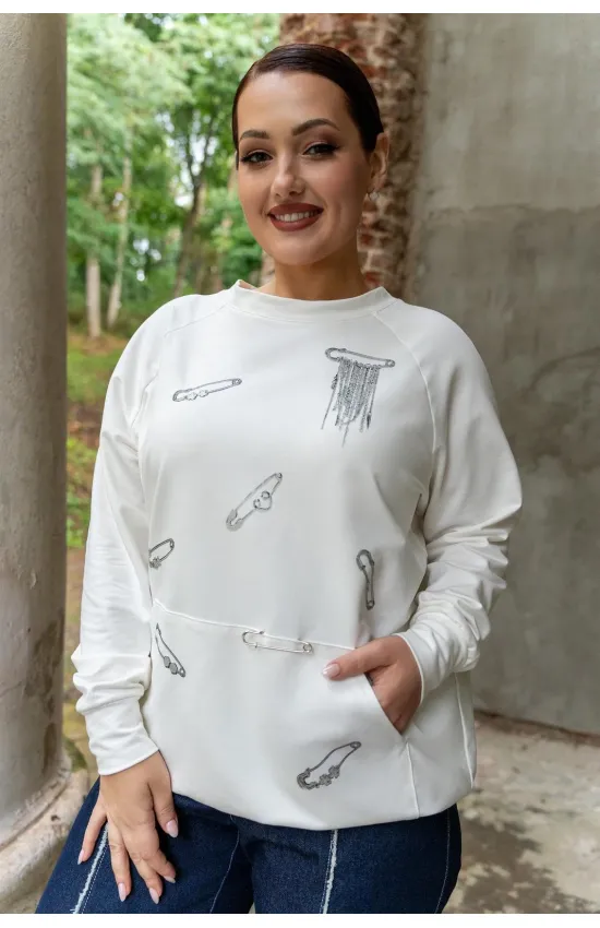 Кофта Adarin А-19 молочный