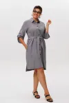 Платье Anelli 1579 графитовый шепот