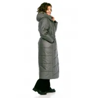 Пальто Диамант 2128 серый