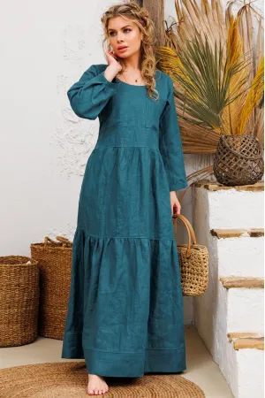 Платье Амулет 9922 морской 164