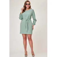 Платье Taita Plus 2220/1 серо-голубой