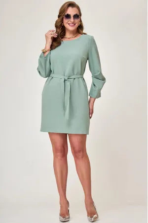 Платье Taita Plus 2220/1 серо-голубой