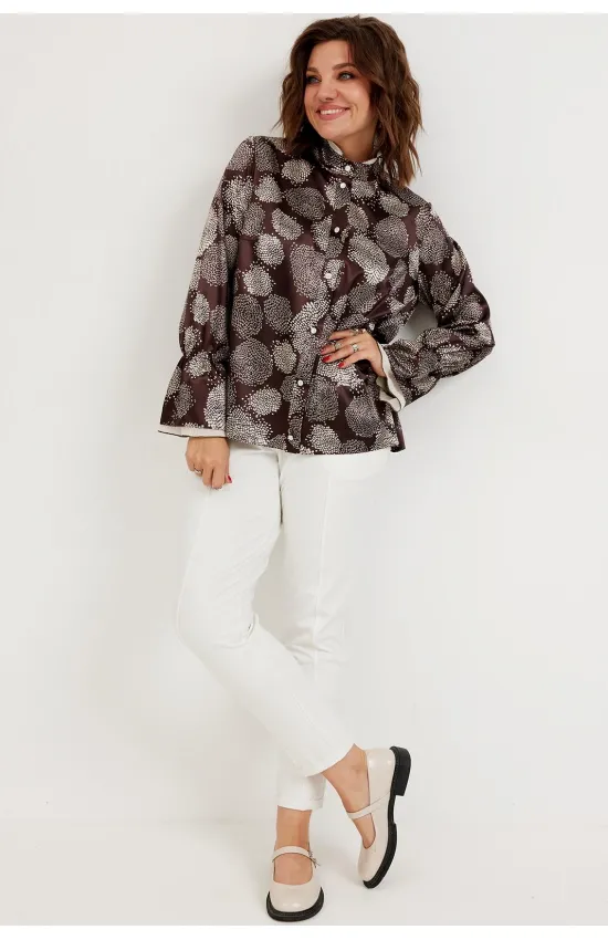 Блузка Begimoda 4140 шоколад Блузка Begimoda 4140 шоколад