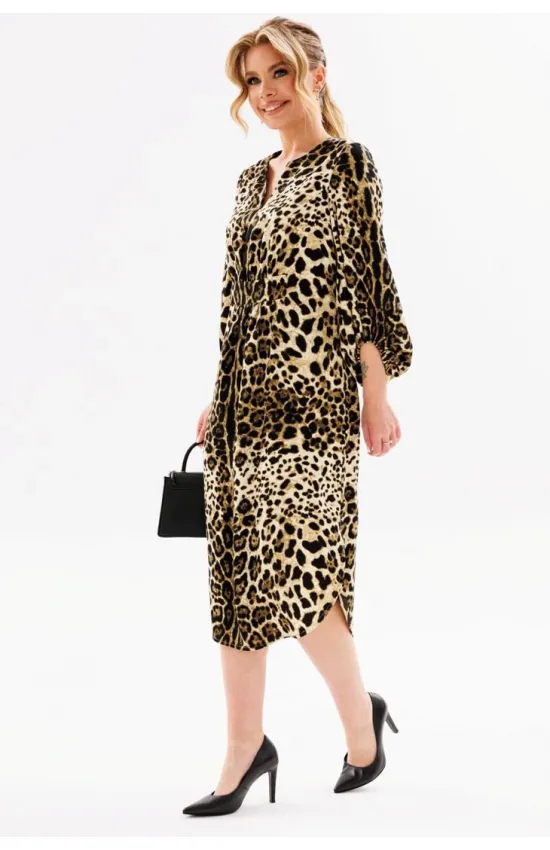 Платье Faufilure С1694 леопард