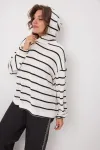 Кофта Begimoda 4137 Чёрно-белый