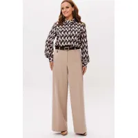 Блузка Mislana 1257 бежевый Блузка Mislana 1257 бежевый