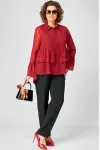 Блузка Eva Grant 7221 красный