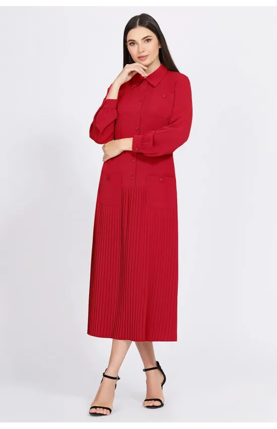 Платье Bazalini 4929 красный Платье Bazalini 4929 красный