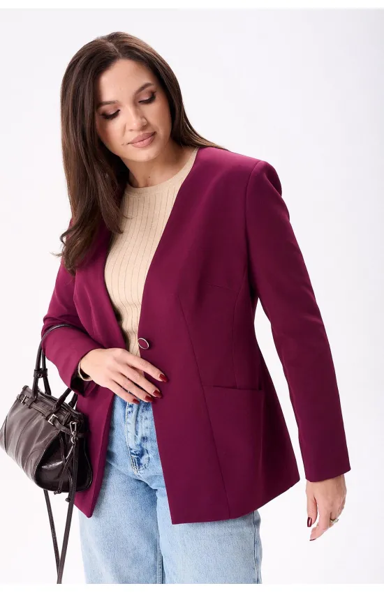 Пиджак Mislana 804 бордо Пиджак Mislana 804 бордо