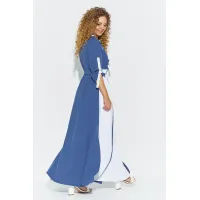 Платье Euromoda 691 сине-белый