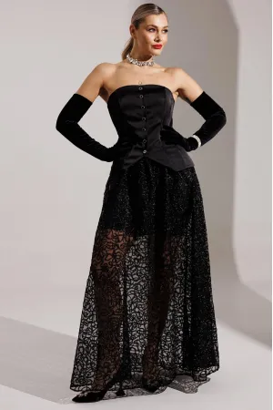 Юбка Мода-Юрс 25-2954 черный