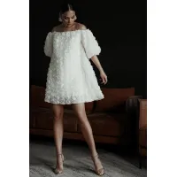 Платье Vesnaletto 4334-1 белый Платье Vesnaletto 4334-1 белый