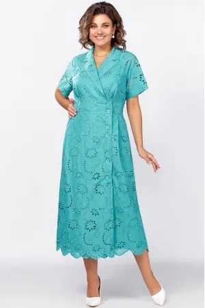 Платье Mira Fashion 5539-6 бирюза