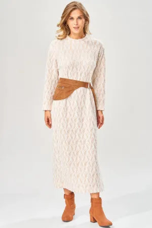 Платье Laikony 573 бежевый