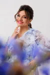 Платье Anelli 1605 аквамариновый пион