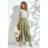 Брюки Euromoda 731 хаки Брюки Euromoda 731 хаки