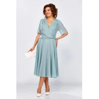 Платье Mira Fashion 5598 бирюза