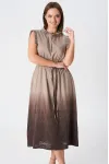 Платье Your Size 2246/170 Кофе с молоком (Капучино)