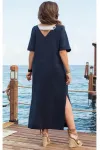 Платье Vittoria Queen 24873 * синий+молочный