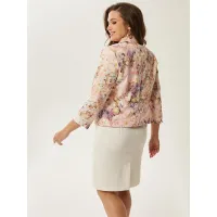 Пиджак Condra Deluxe 15106 розовый-желтый