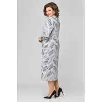 Платье Орхидея Люкс 1371 серый